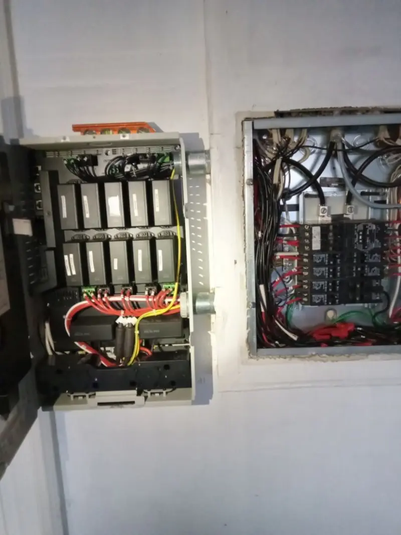 Electrical panel upgrade completed for Carbon Monoxide Detector Installation in Fridley